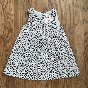 Leopard Print Dress 18m EUC